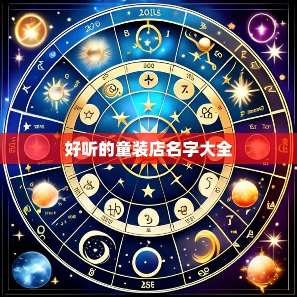 好听的童装店名字大全