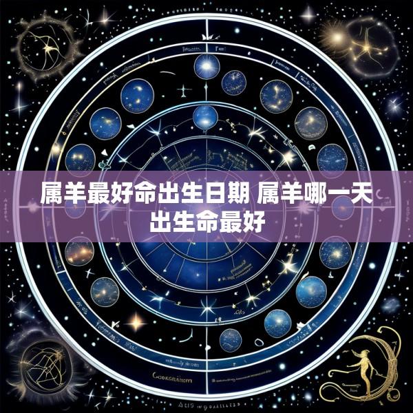 属羊最好命出生日期 属羊哪一天出生命最好