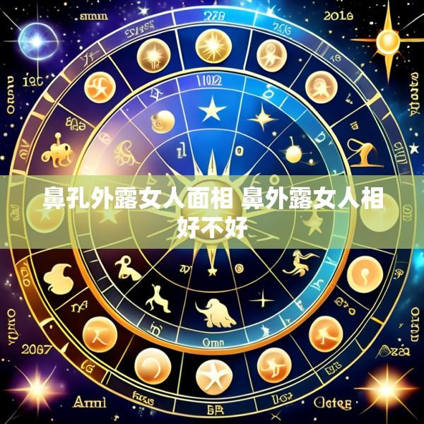 鼻孔外露女人面相 鼻外露女人相好不好