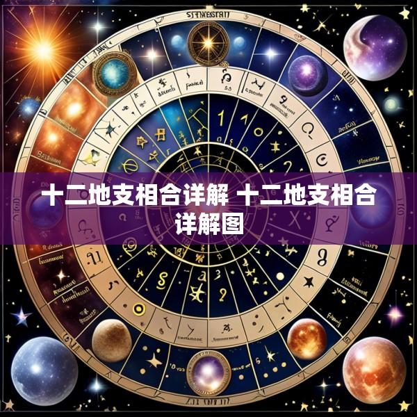 十二地支相合详解 十二地支相合详解图
