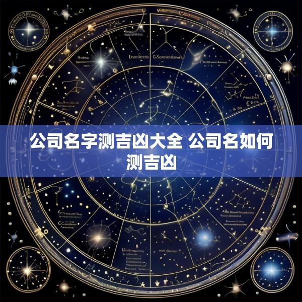 公司名字测吉凶大全 公司名如何测吉凶