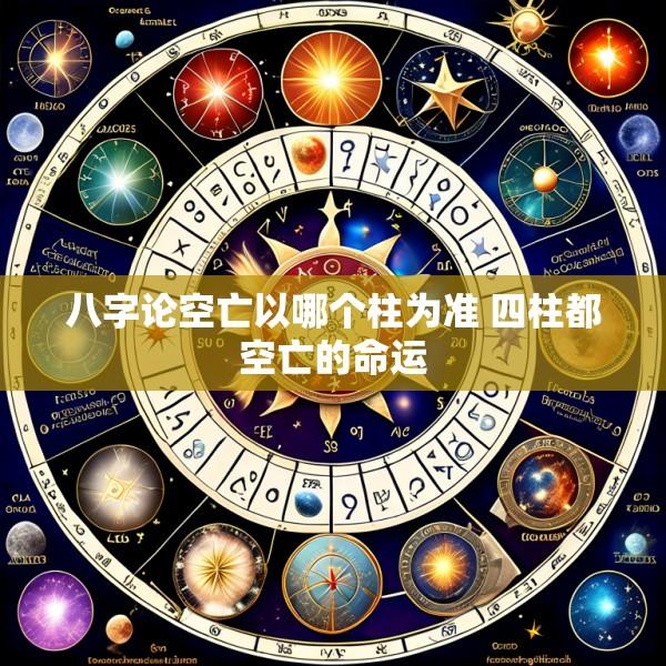 八字论空亡以哪个柱为准 四柱都空亡的命运