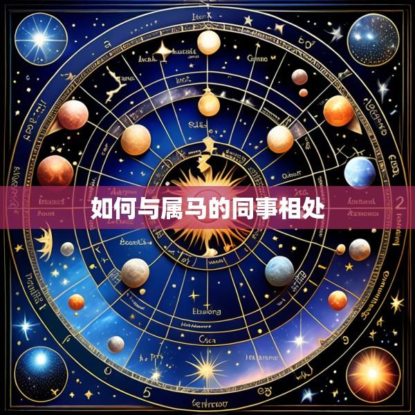 如何与属马的同事相处