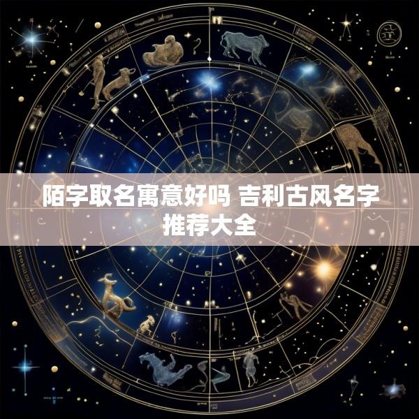 陌字取名寓意好吗 吉利古风名字推荐大全