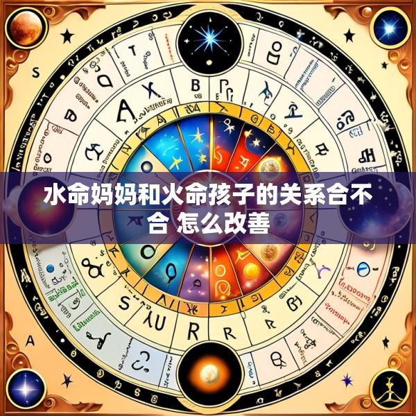 水命妈妈和火命孩子的关系合不合 怎么改善