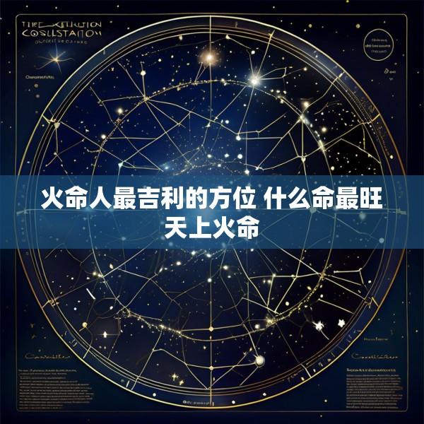 火命人最吉利的方位 什么命最旺天上火命