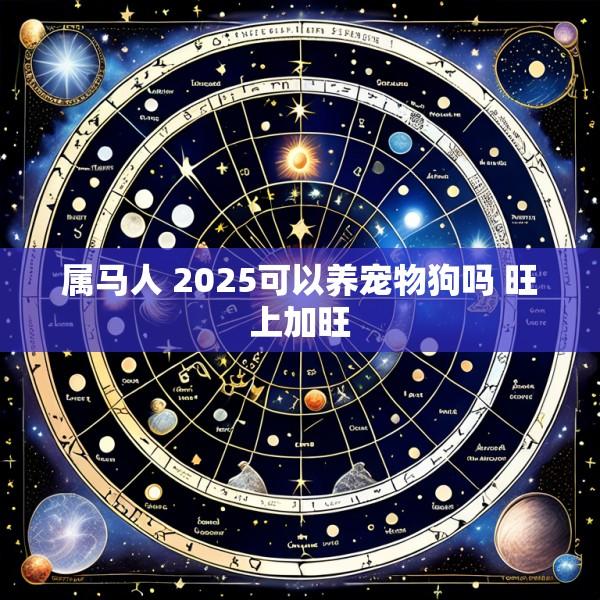 属马人 2025可以养宠物狗吗 旺上加旺