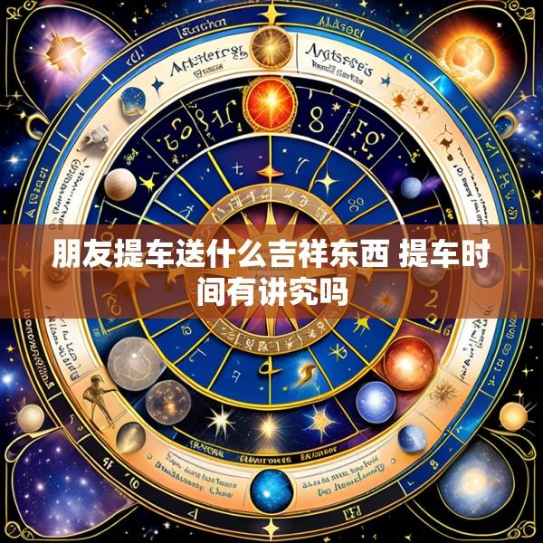 朋友提车送什么吉祥东西 提车时间有讲究吗