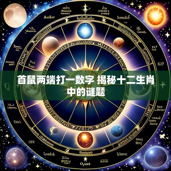 首鼠两端打一数字 揭秘十二生肖中的谜题