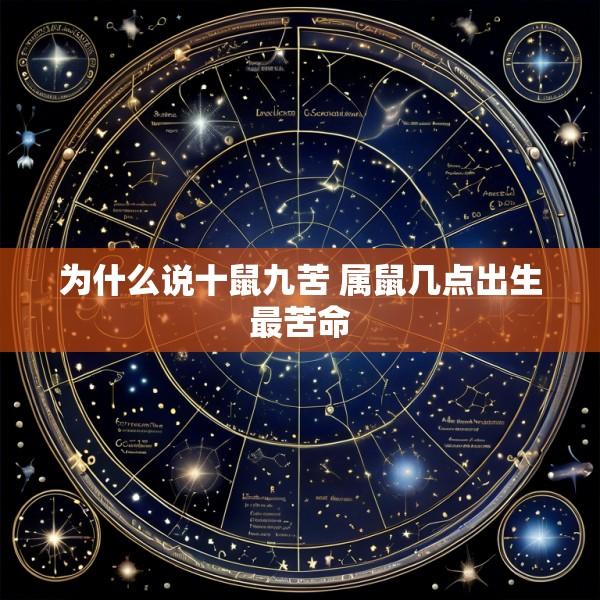 为什么说十鼠九苦 属鼠几点出生最苦命