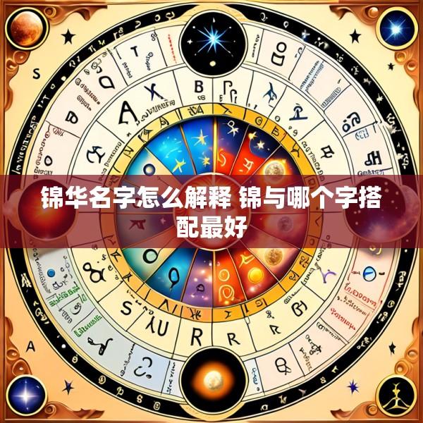 锦华名字怎么解释 锦与哪个字搭配最好