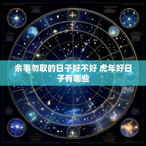 余事勿取的日子好不好 虎年好日子有哪些