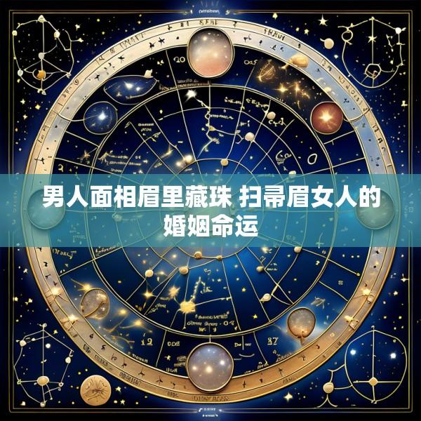 男人面相眉里藏珠 扫帚眉女人的婚姻命运