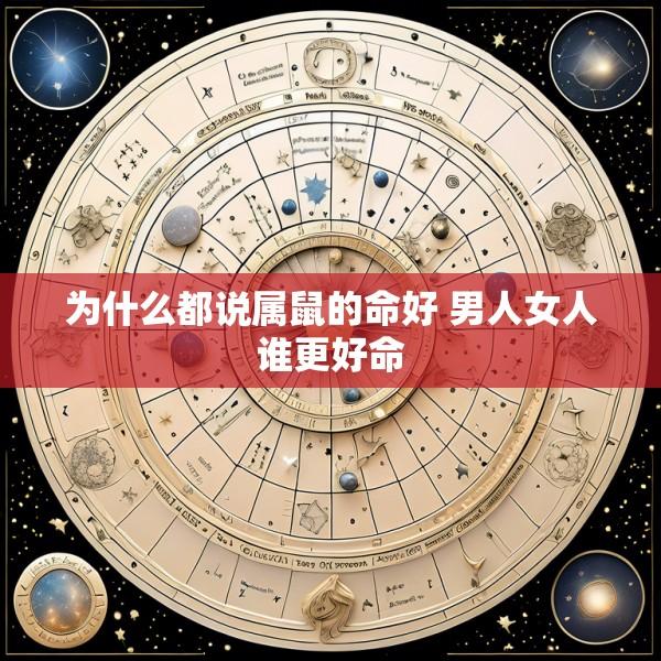为什么都说属鼠的命好 男人女人谁更好命