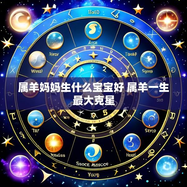 属羊妈妈生什么宝宝好 属羊一生最大克星