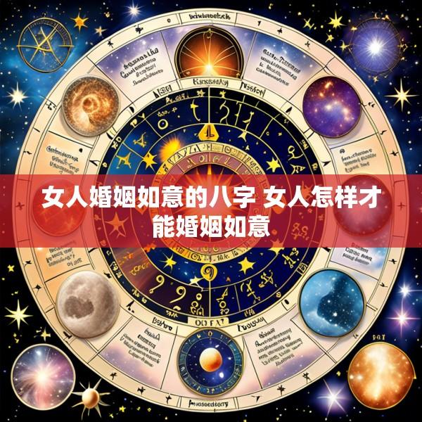 女人婚姻如意的八字 女人怎样才能婚姻如意