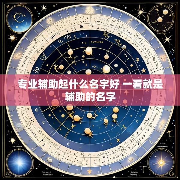 专业辅助起什么名字好 一看就是辅助的名字