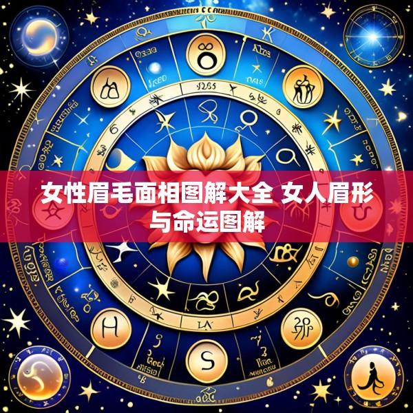 女性眉毛面相图解大全 女人眉形与命运图解
