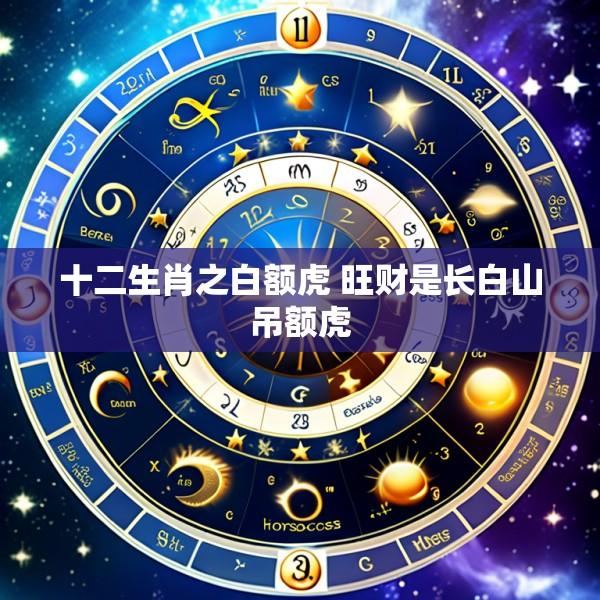十二生肖之白额虎 旺财是长白山吊额虎
