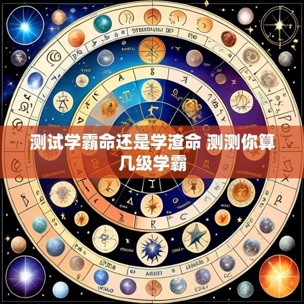 测试学霸命还是学渣命 测测你算几级学霸