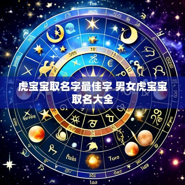 虎宝宝取名字最佳字 男女虎宝宝取名大全