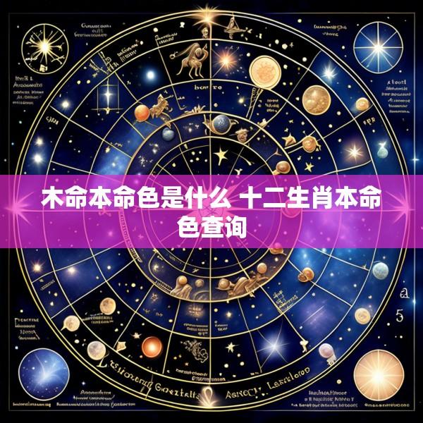 木命本命色是什么 十二生肖本命色查询