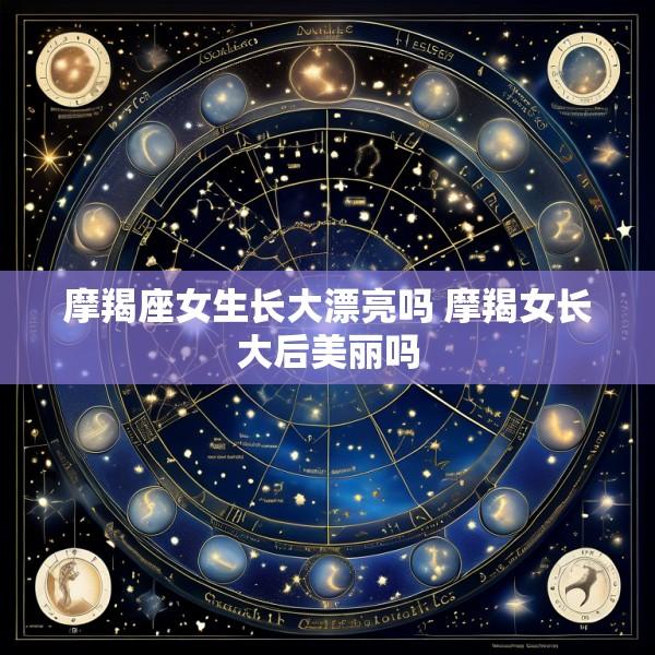 摩羯座女生长大漂亮吗 摩羯女长大后美丽吗