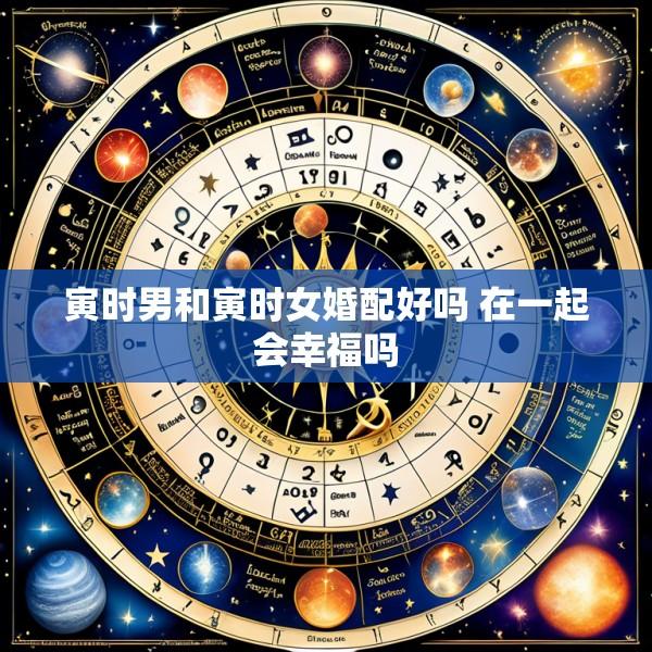 寅时男和寅时女婚配好吗 在一起会幸福吗