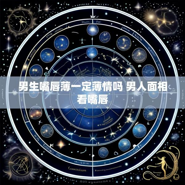 男生嘴唇薄一定薄情吗 男人面相看嘴唇