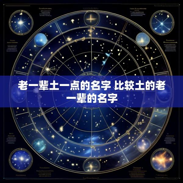 老一辈土一点的名字 比较土的老一辈的名字