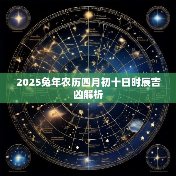 2025兔年农历四月初十日时辰吉凶解析