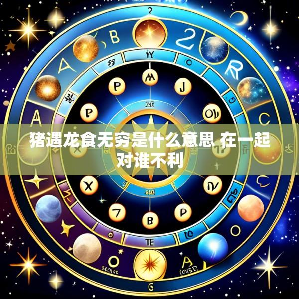 猪遇龙食无穷是什么意思 在一起对谁不利