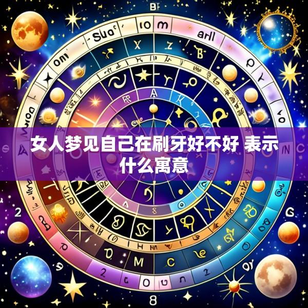 女人梦见自己在刷牙好不好 表示什么寓意