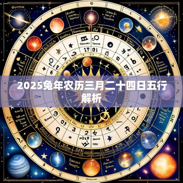 2025兔年农历三月二十四日五行解析