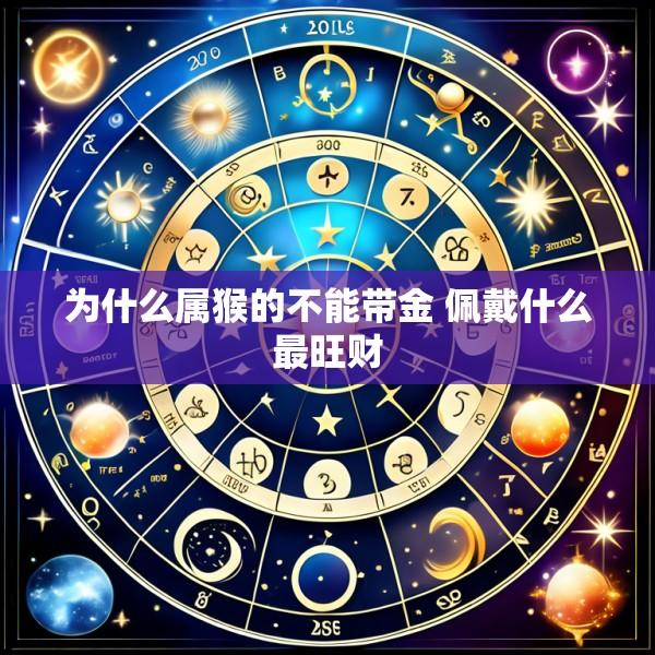 为什么属猴的不能带金 佩戴什么最旺财