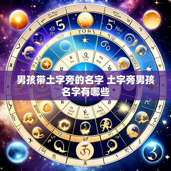 男孩带土字旁的名字 土字旁男孩名字有哪些