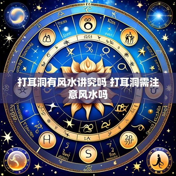 打耳洞有风水讲究吗 打耳洞需注意风水吗