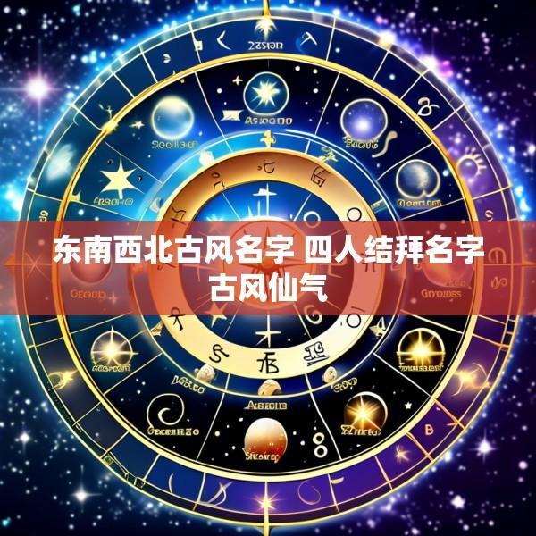 东南西北古风名字 四人结拜名字古风仙气