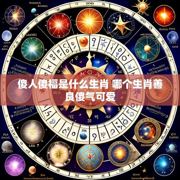傻人傻福是什么生肖 哪个生肖善良傻气可爱