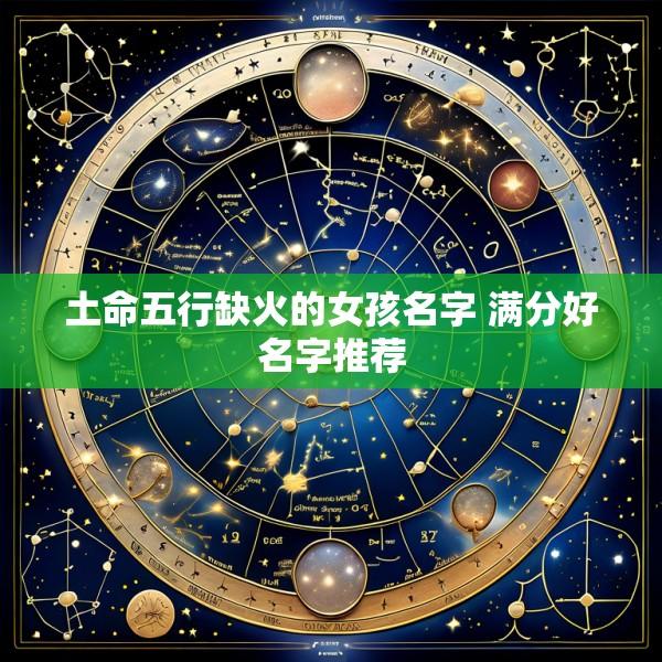 土命五行缺火的女孩名字 满分好名字推荐