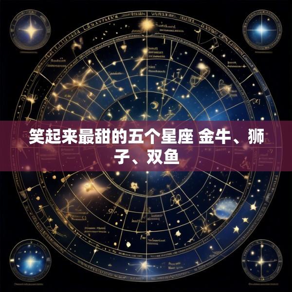 笑起来最甜的五个星座 金牛、狮子、双鱼