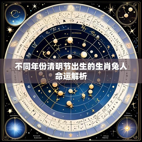 不同年份清明节出生的生肖兔人命运解析