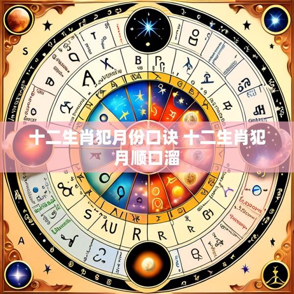 十二生肖犯月份口诀 十二生肖犯月顺口溜