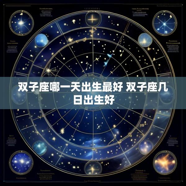 双子座哪一天出生最好 双子座几日出生好