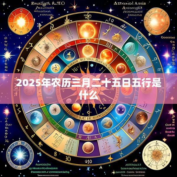 2025年农历三月二十五日五行是什么