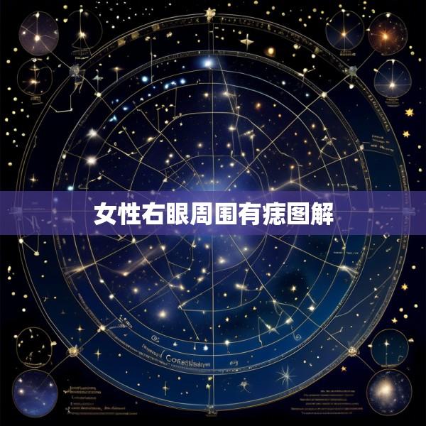 女性右眼周围有痣图解