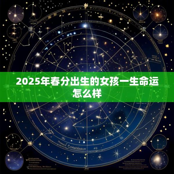 2025年春分出生的女孩一生命运怎么样