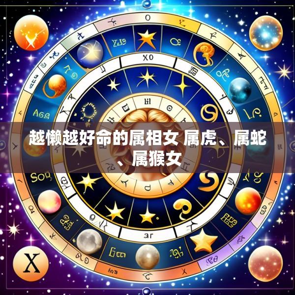 越懒越好命的属相女 属虎、属蛇、属猴女