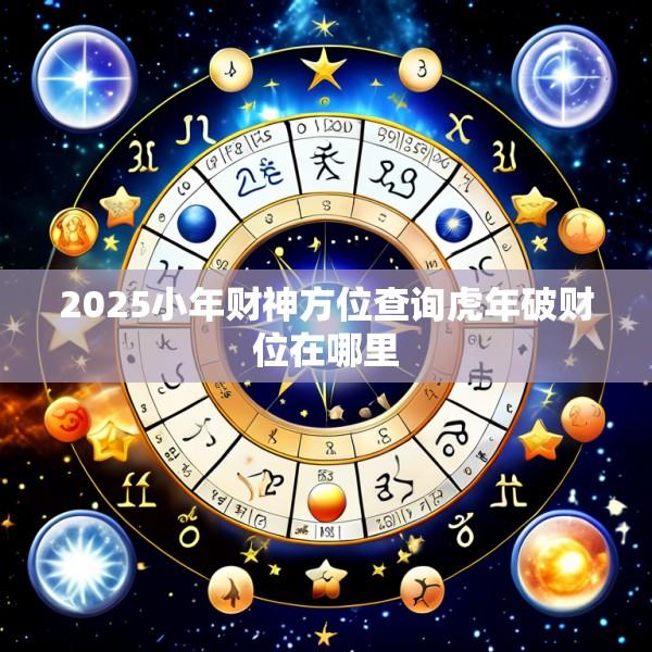 2025小年财神方位查询虎年破财位在哪里