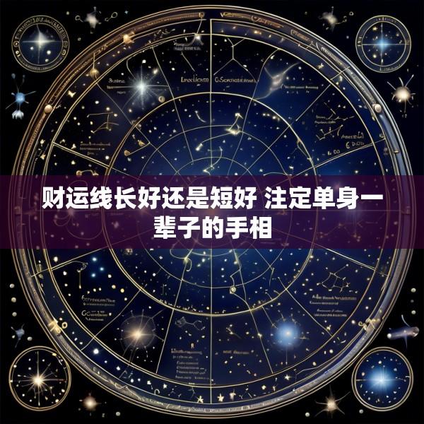 财运线长好还是短好 注定单身一辈子的手相